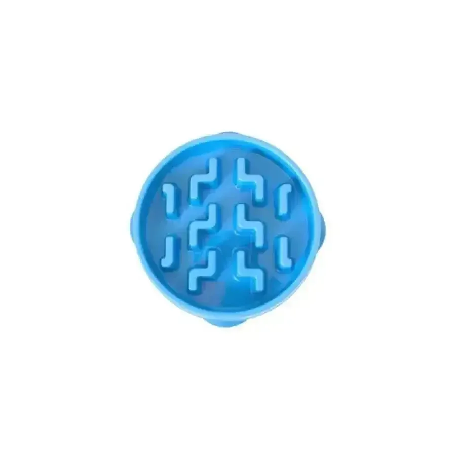 Outward Hound Fun Feeder Slo-Dog Bowl Blue