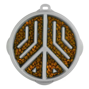 Outward Hound Fun Feeder Slow Bowl Peace