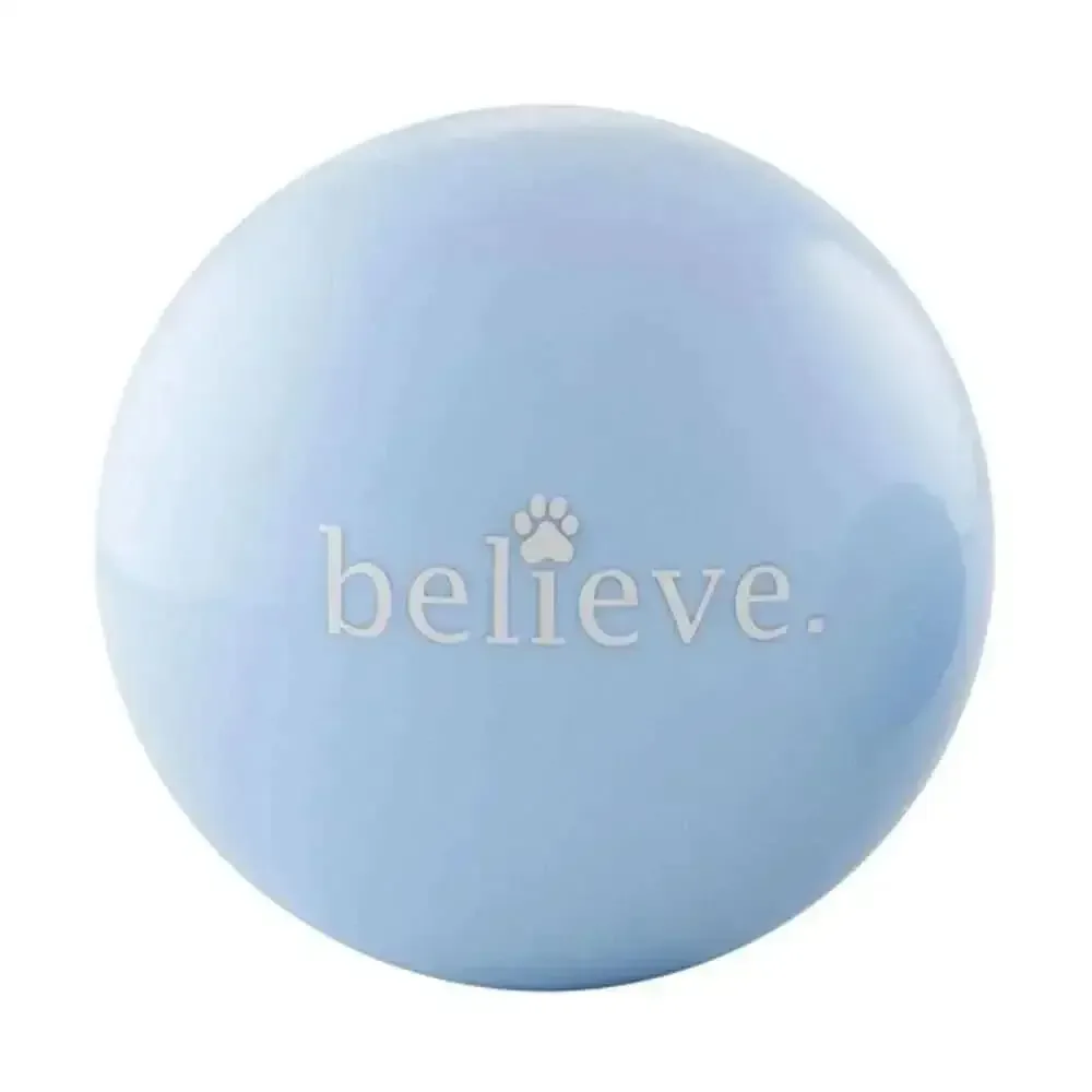 Outward Hound® Orbee-Tuff Holiday Believe Ball Dog Toys Blue Color Small