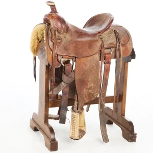 Overton Used 16in Waffle Stamp Ranch Roper