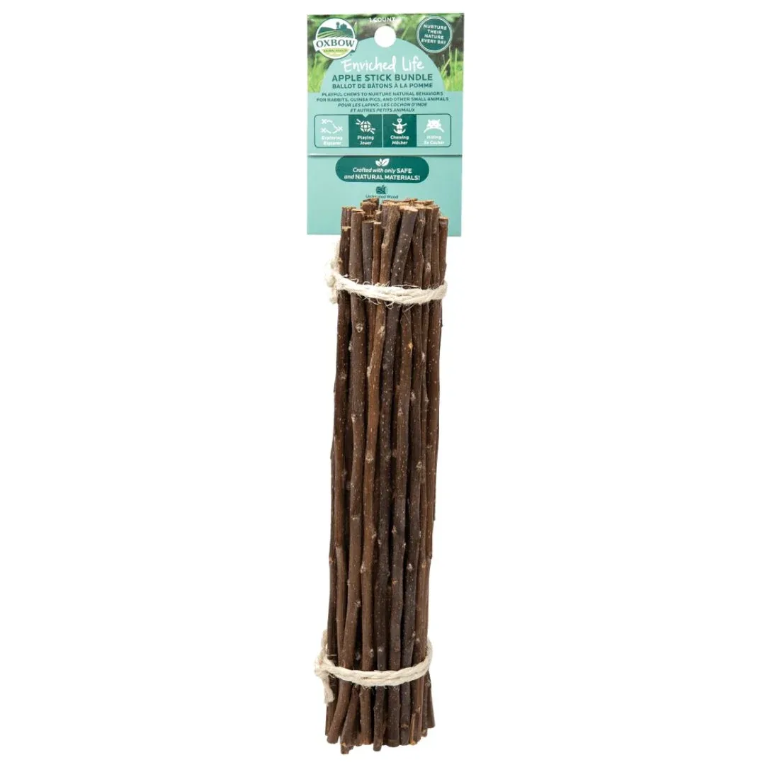 Oxbow Animal Health Enriched Life Apple Stick Bundle Small Animal Toy - Image 2