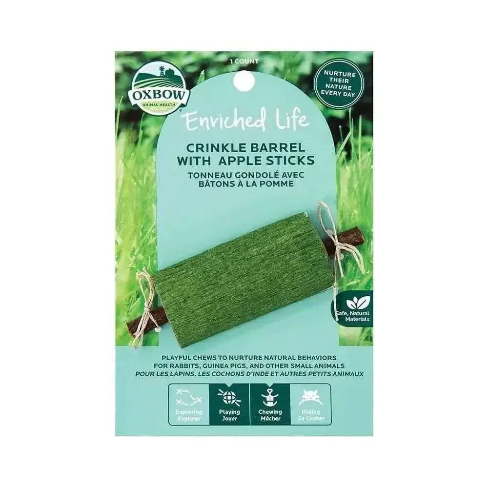 Oxbow Animal Health® Enriched Life Crinkle Barrel for Small Animal
