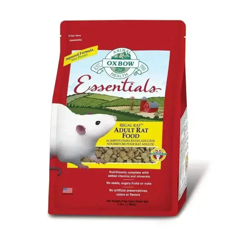 Oxbow Animal Health® Essentials Adult Rat Food 3 Lbs