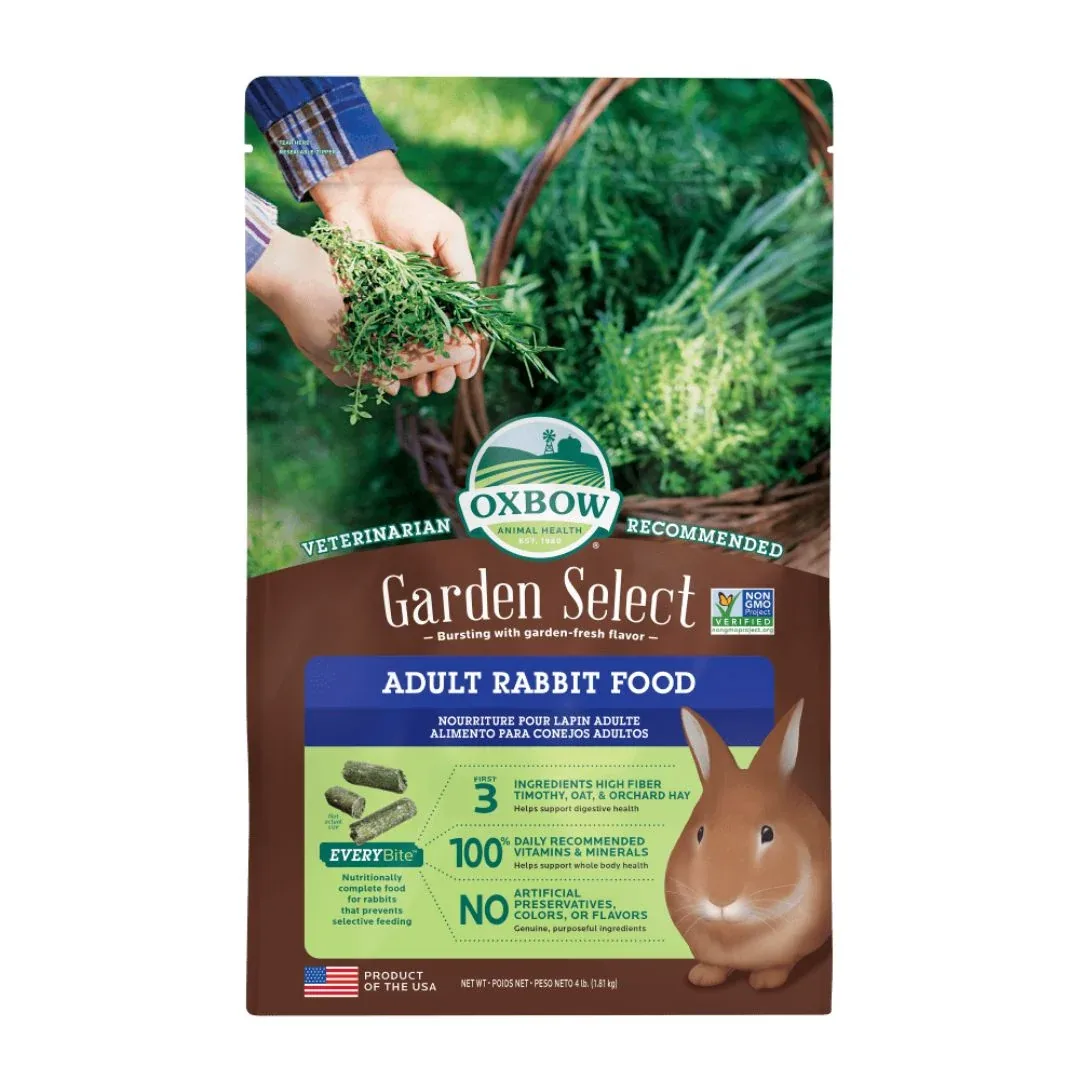 Oxbow Animal Health Garden Select Adult Rabbit Food 1ea/4 lb