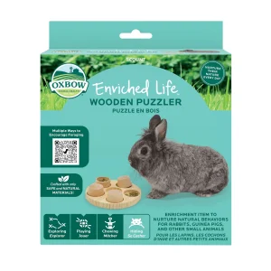 Oxbow Enriched Life Small Pet Wooden Puzzler Treat Puzzle Toy