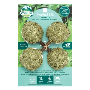 Oxbow Enriched Life Timbells Small Pet Timothy Hay Chew Toy