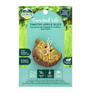 Oxbow Enriched Life Timothy Hay Apple Shaped Small Pet Chew Toy