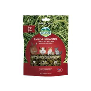 Oxbow Simple Rewards High Fiber Timothy Small Animal Treats, 1.4 oz