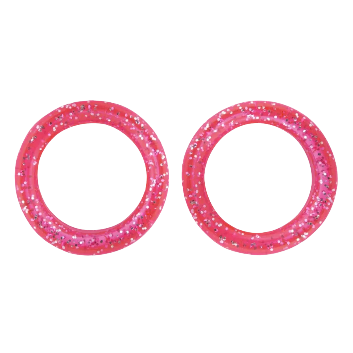 Pack of 2 Premium Scissor Finger Ring Inserts in Pink Sparkles by PetStore.Direct - Image 2