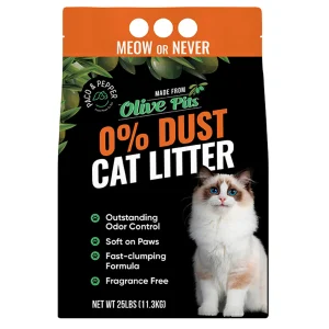 Paco & Pepper Olive Pit Cat Litter