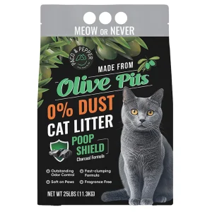 Paco & Pepper Olive Pit Cat Litter with Charcoal