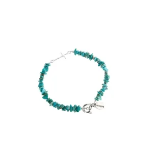 Paige Wallace Tiny Cross Bracelet