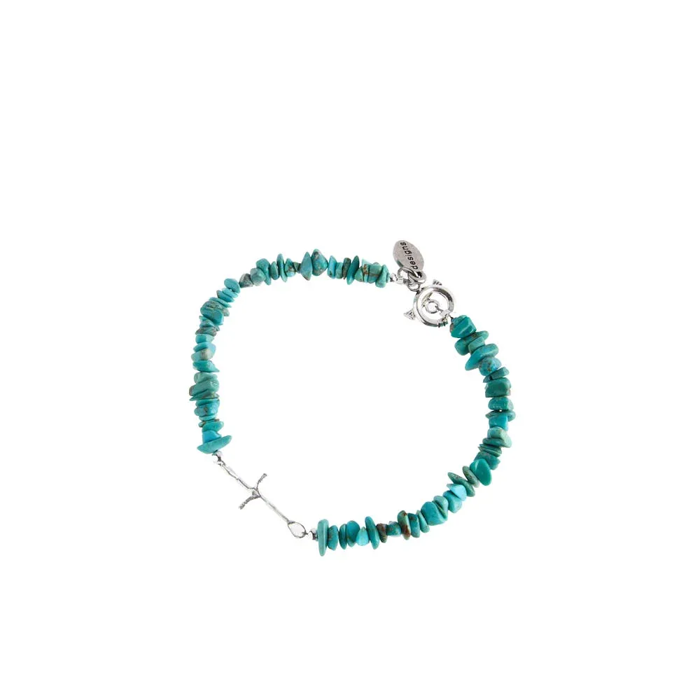Paige Wallace Tiny Cross Bracelet - Image 2