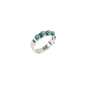 Paige Wallace Turquoise Dot Ring