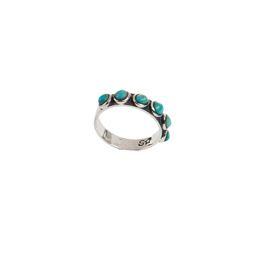 Paige Wallace Turquoise Dot Ring - Image 2