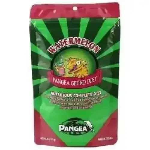 Pangea Gecko Diet Watermelon - Nutrient-Rich Complete Fruit Mix for Healthy Reptile Care