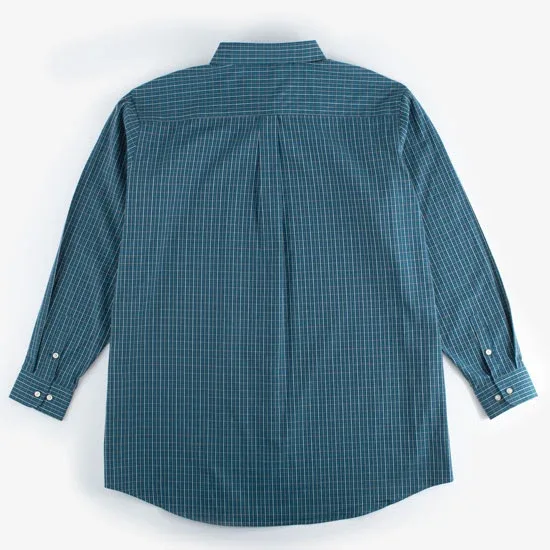 Panhandle Ocean Blue Check Big Shirt - Image 2