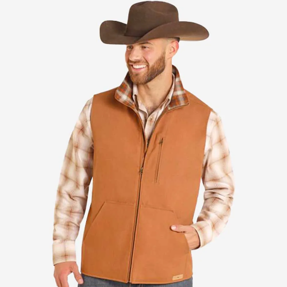 Panhandle Powder River Conceal Carry Camel Vest