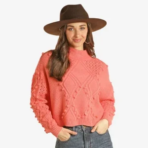 Panhandle Rock & Roll Denim Coral Canyon Sweater