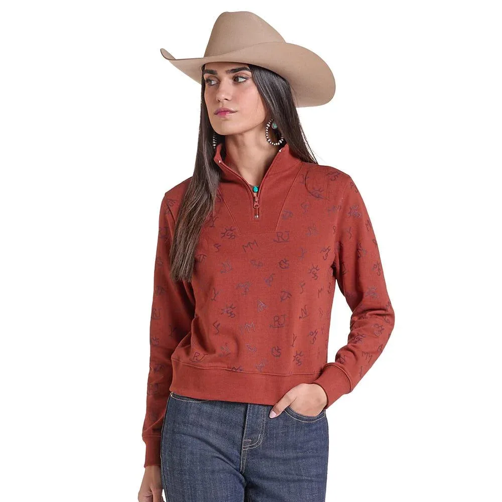 Panhandle Women's Rose Ranch Brand Pullover
