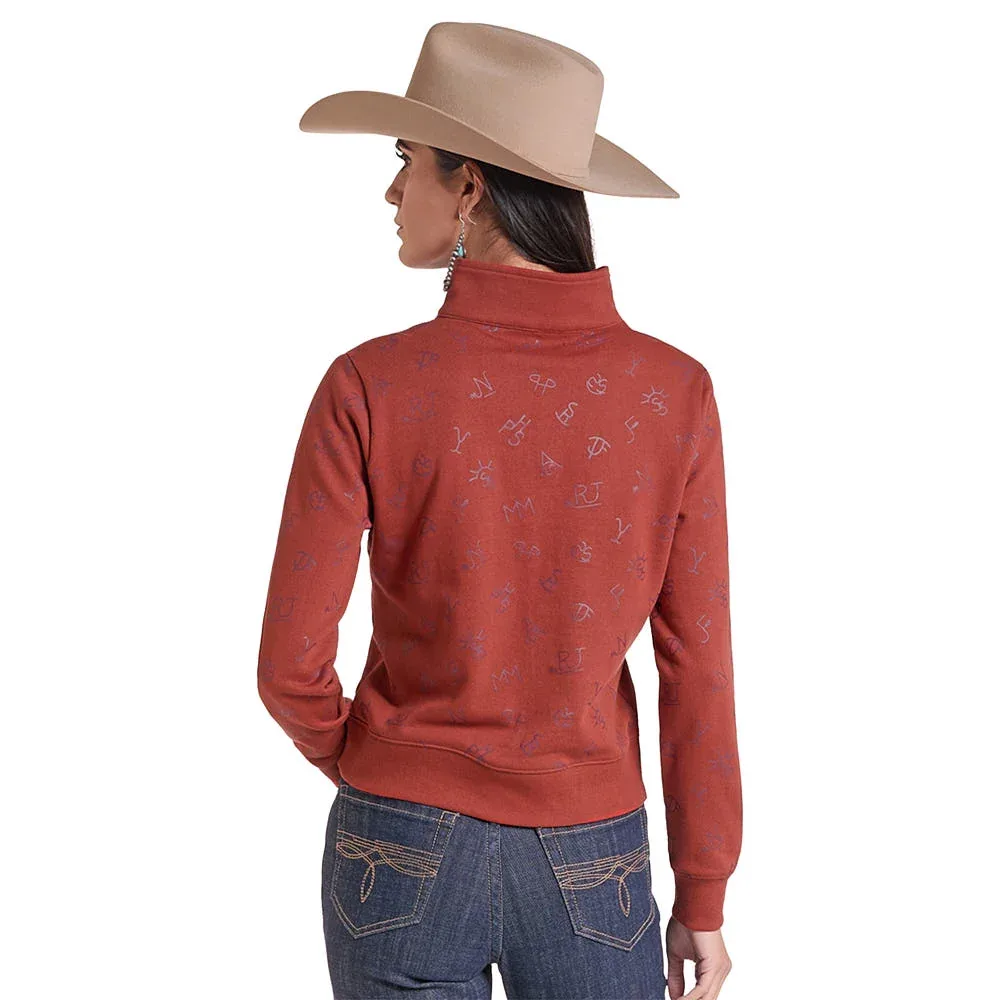 Panhandle Women's Rose Ranch Brand Pullover - Image 2