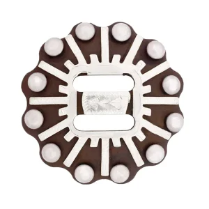 Partrade Trading Corporation Antique Sunburst and Dots Slot Concho