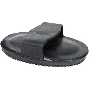 Partrade Trading Corporation Large Soft Rubber Curry Comb Black