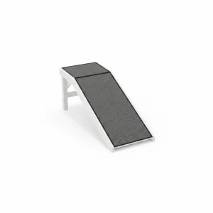 PawHut Pet Ramp For Dogs & Cats With Non-Slip Carpet, White