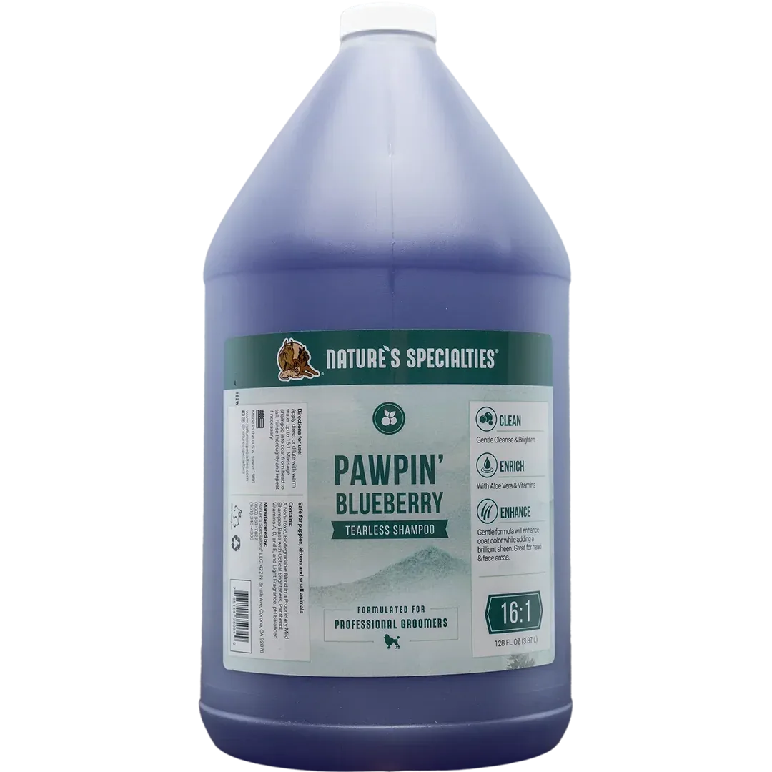 Pawpin Blueberry Face & Body Wash Shampoo Gallon by Nature's Specialties