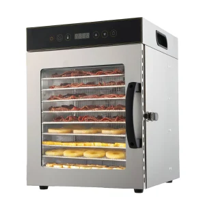 PawsPik 12-Tray Stainless Steel Dog & Cat Treat Dehydrator