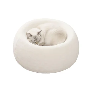 PawsPik Cat & Dog Perfect Comfort Orthopedic Faux Rabbit Fur Memory Foam Bed