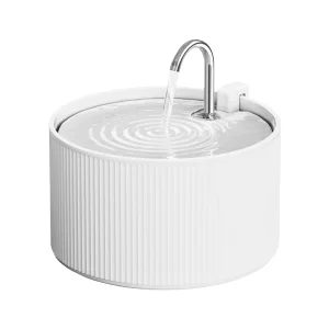 PawsPik Dog & Cat Ceramic Serenity Faucet Water Fountain, 9-cup