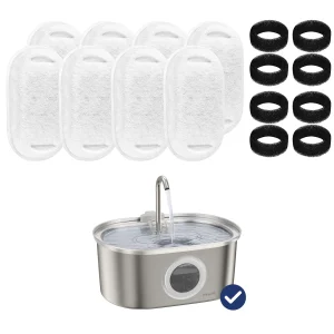 PawsPik Dog & Cat SS-01 Water Fountain Replacement Filters