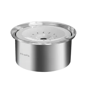 PawsPik Dog Spill Proof Stainless Steel Bowl - 4 L