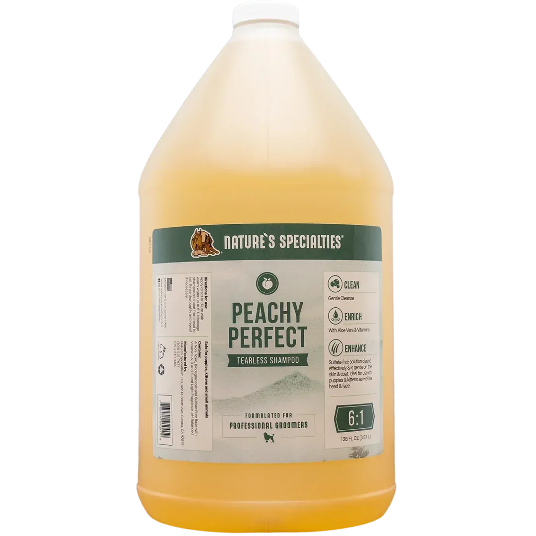 Peachy Perfect Shampoo for Puppy and Kitten Gallon by Nature's Specialties