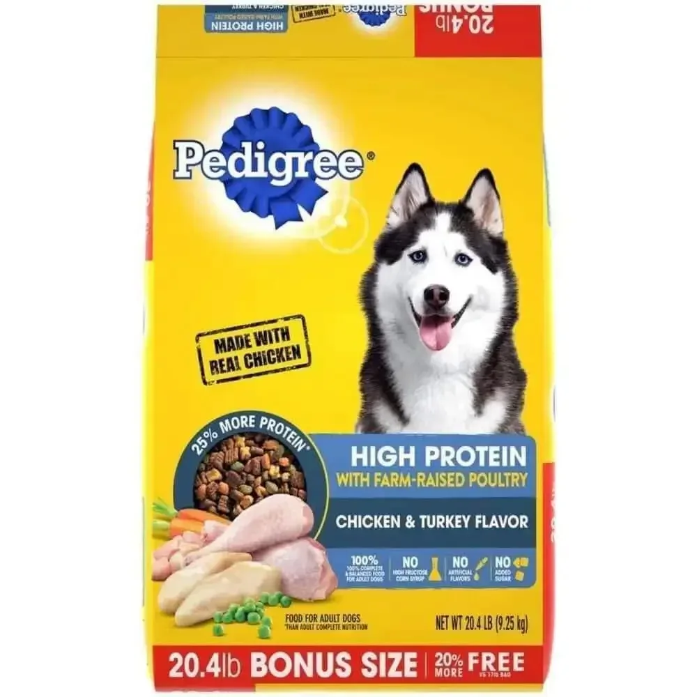 Pedigree High Protein Adult Chicken & Turkey Dry Dog Food