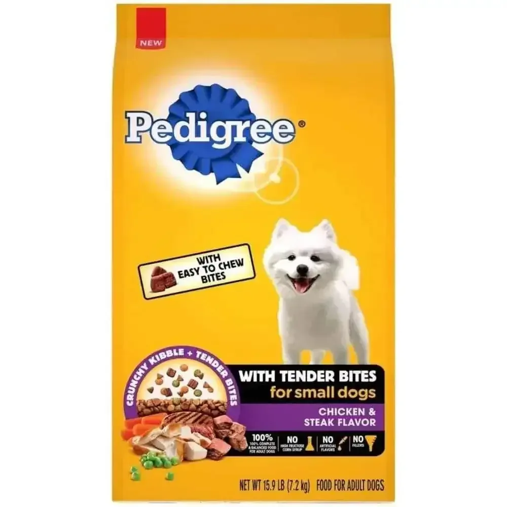 Pedigree Tender Bites Chicken and Steak Small Dry Dog Food