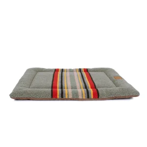 Pendleton Vintage Camp Heather Green Comfort Cushion for Dogs