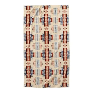Pendleton Woolen Mills Inc. Chief Joseph Rosewood Jacquard Oversized Spa Towel