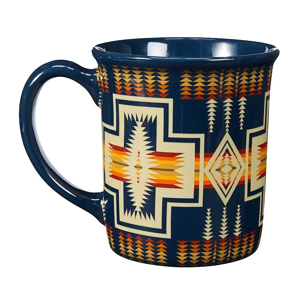 Pendleton Woolen Mills Inc. Harding Navy Ceramic Mug