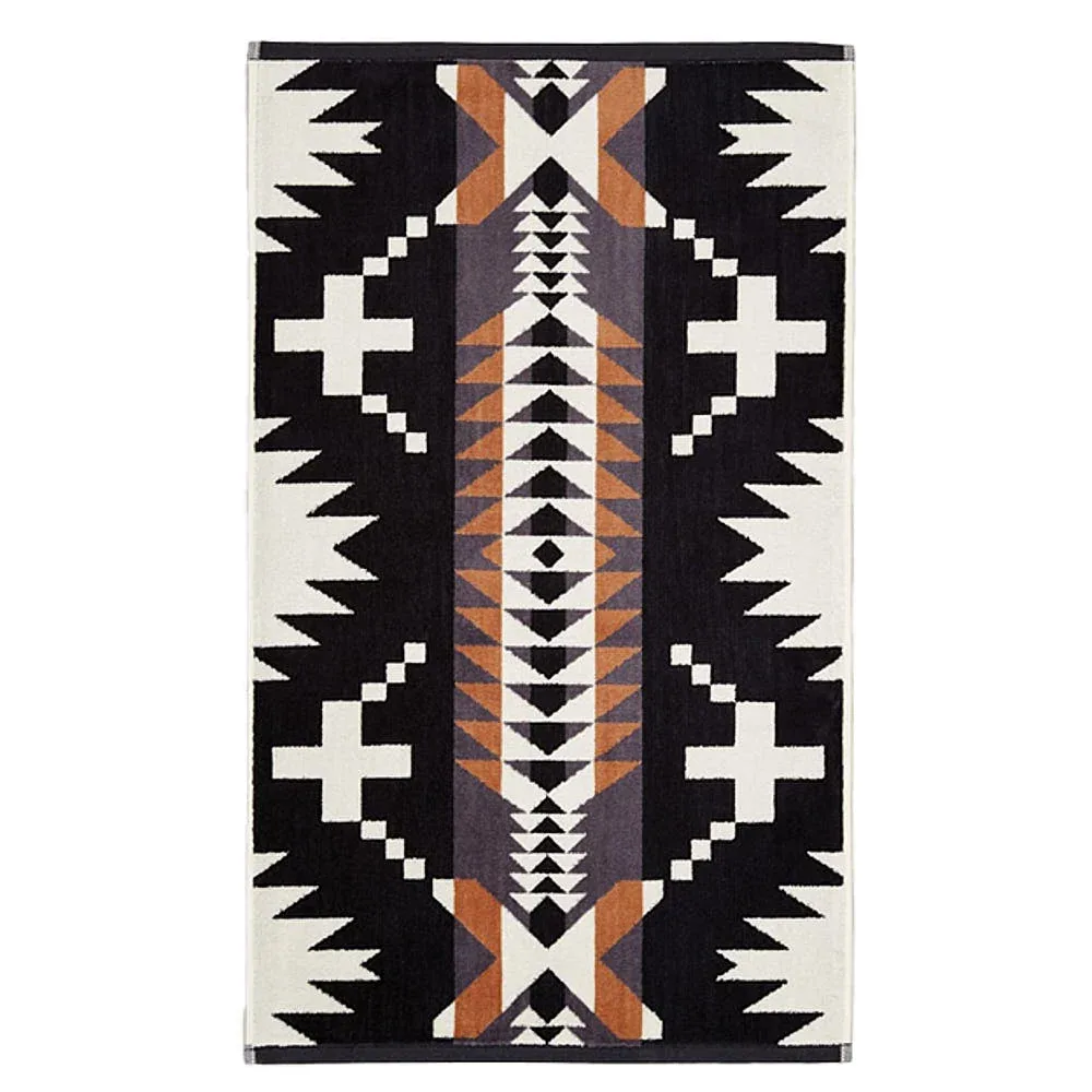 Pendleton Woolen Mills Inc. Jacquard Spider Rock Black/White Hand Towel - Image 2
