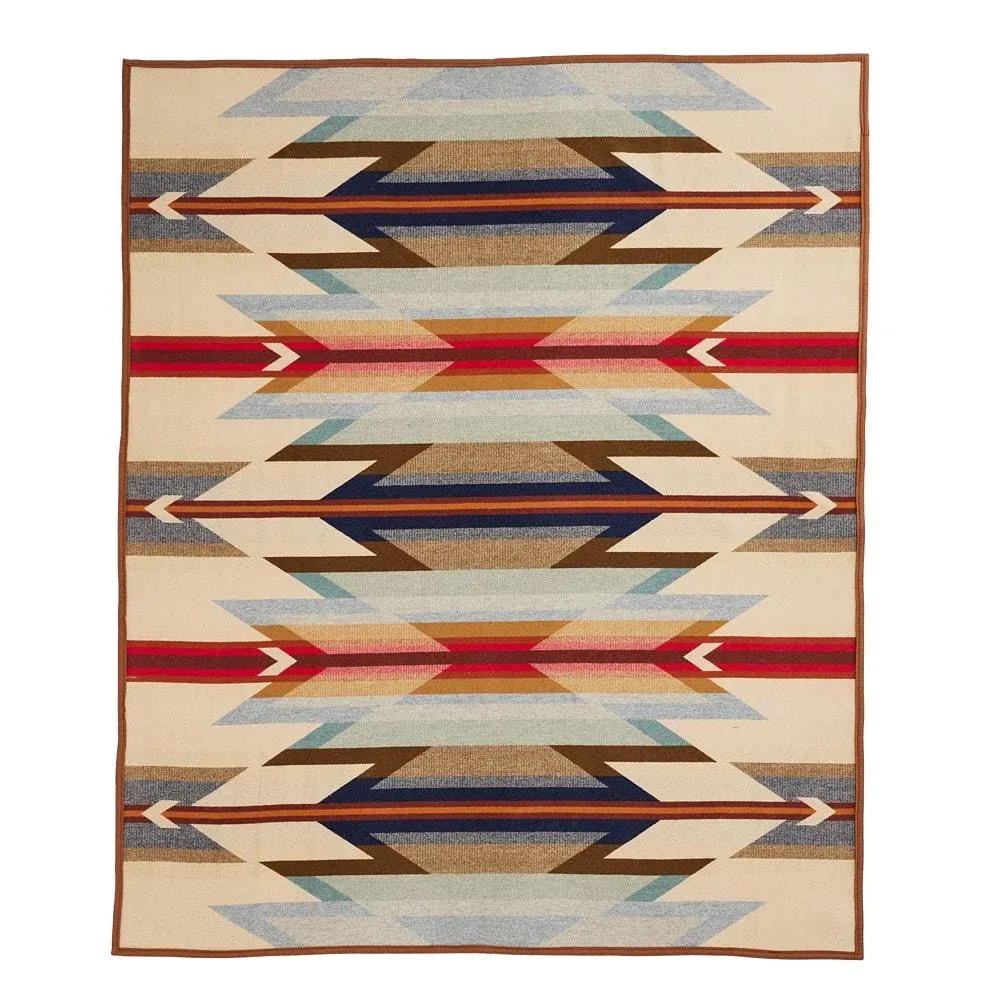 Pendleton Woolen Mills Inc. Jacquard Wyeth Trail Blanket