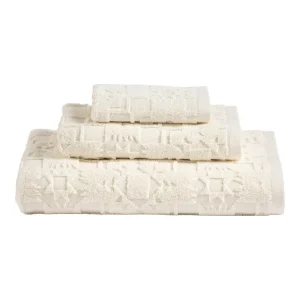 Pendleton Woolen Mills Inc. Sculpted Ivory 3 Piece Towel Set