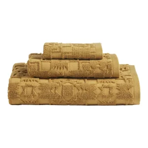 Pendleton Woolen Mills Inc. Sculpted Ochre 3 Piece Towel Set