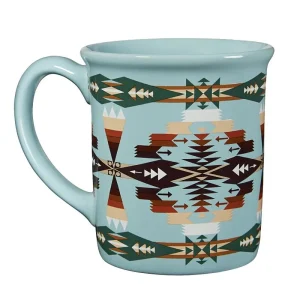 Pendleton Woolen Mills Inc. Tucson Aqua Jacquard Mug