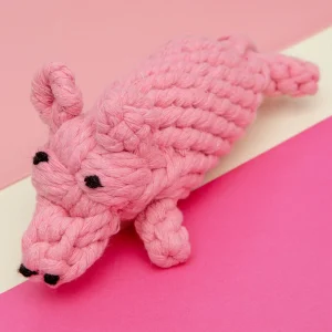 Penny the Pig Rope Dog Toy