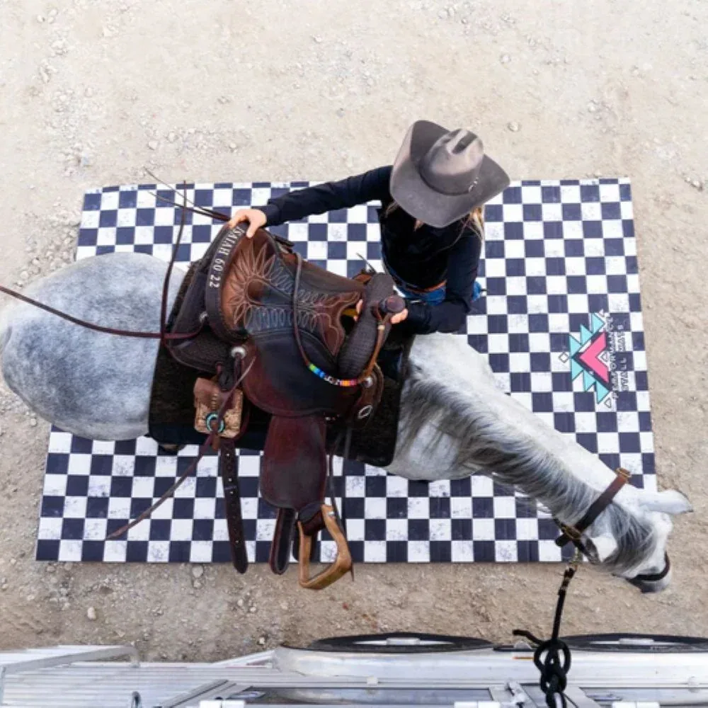 Performance Stall Mats Checkered 5x10 - Image 2