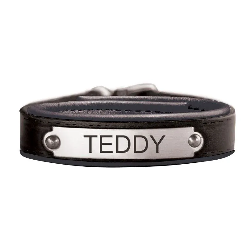 Perri's Personalized Padded Leather Bracelet