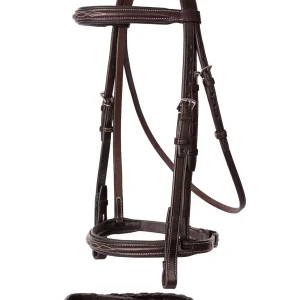 Perri’s® Professional Fancy-Stitched Leather Bridle