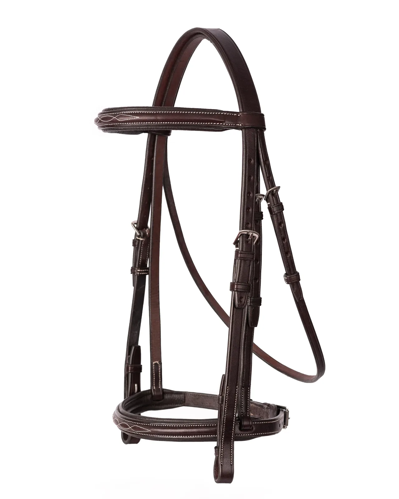Perri’s® Professional Fancy-Stitched Leather Bridle - Image 2